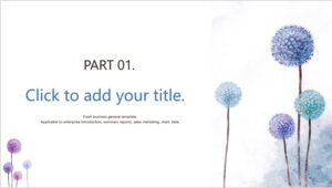 PowerPoint Animation Dandelion Image