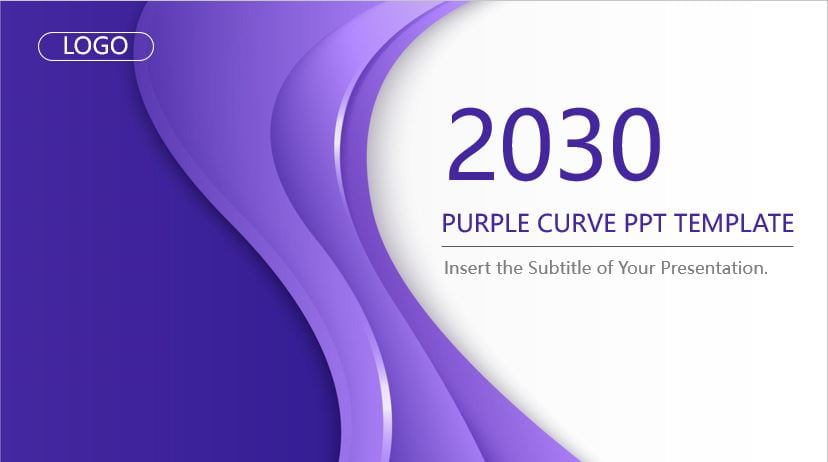 Purple Background Free Animation PowerPoint PPT Templates