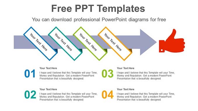 Ribbon-Wrapped-Arrow-PowerPoint-Diagram-post-image