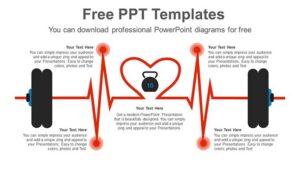 Barbell-Heart-Beat-PowerPoint-Diagram-post-image