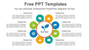 Circle-Flower-PowerPoint-Diagram-posting-image