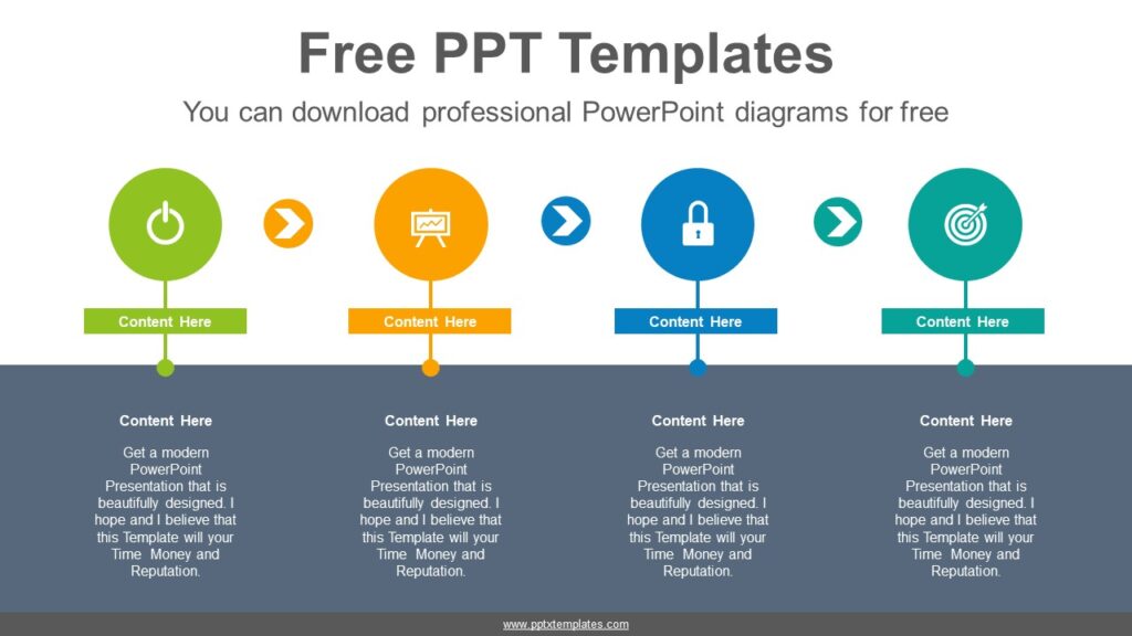 Process Details Slide Design | Download process flow chart PPT Template