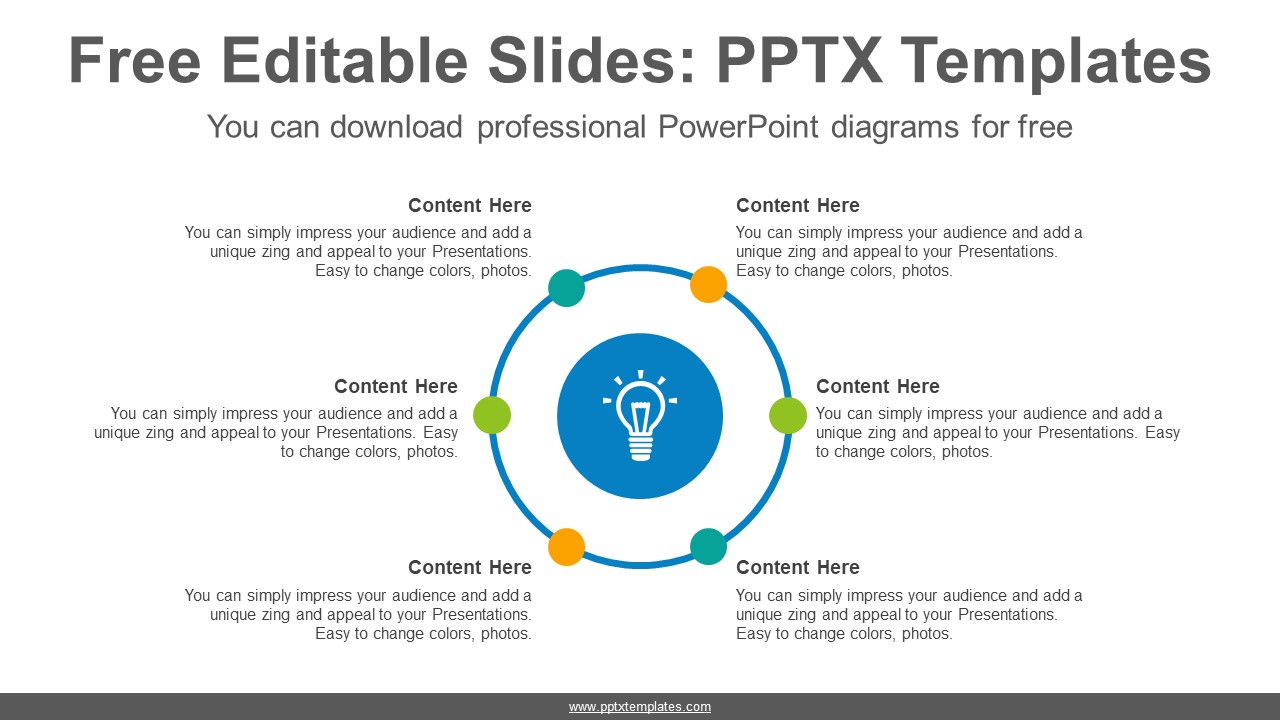 Circle-radial-dot-PowerPoint-Diagram-Template
