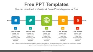Colorful-square-flow-PowerPoint-Diagram-Template