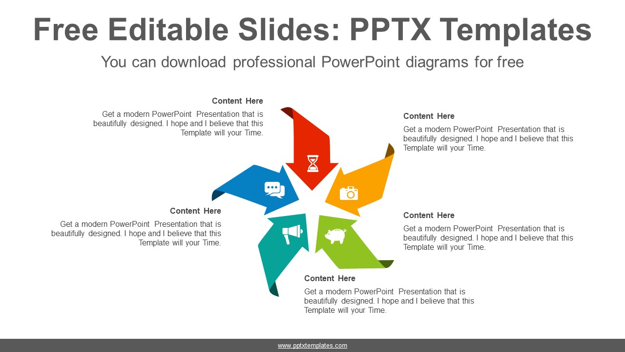 Concentrated-arrow-PowerPoint-Diagram-Template