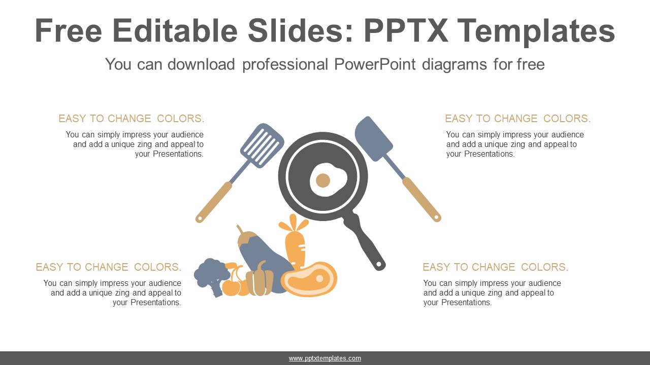 Food Recipe Slides -PowerPoint-Diagram