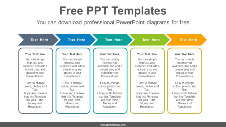 Communication Flow Chart Powerpoint Slide Design Template For Free