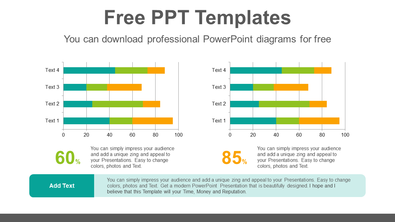 Download Bar Chart Compare PPT Brain Powerpoint Infographic Template