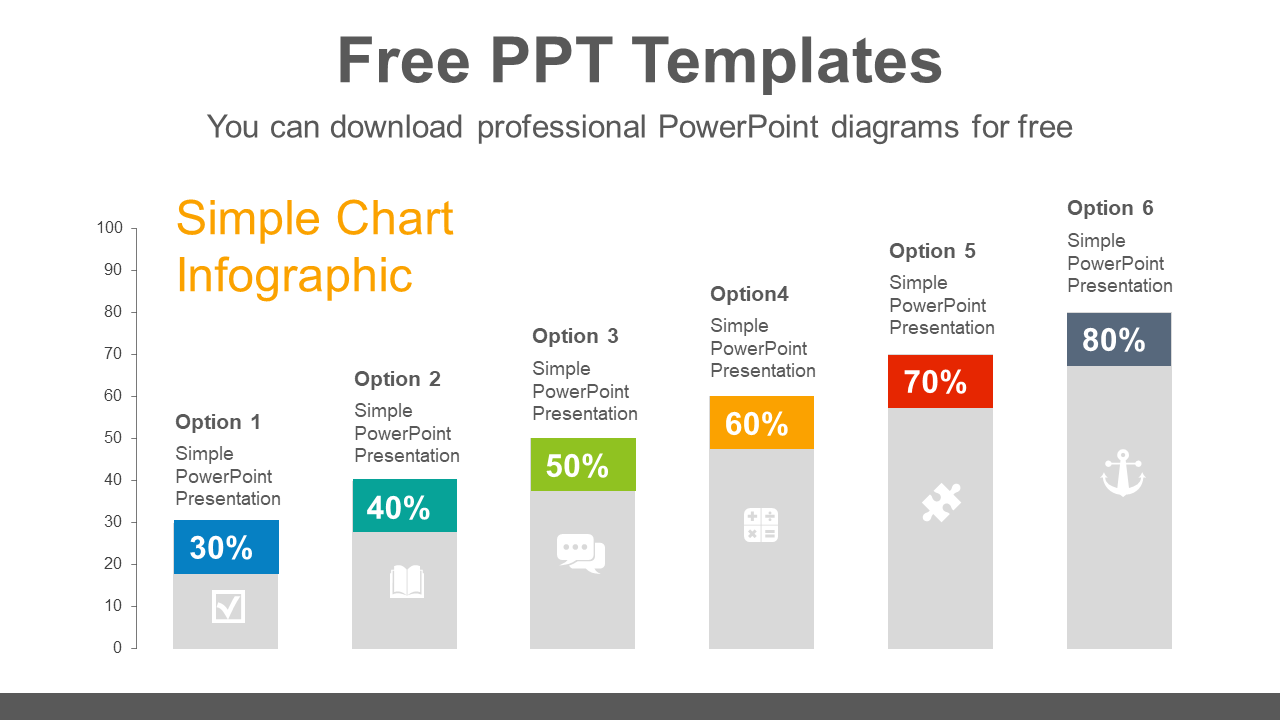 Color-stripe-bar-chart-PowerPoint-Diagram-Template