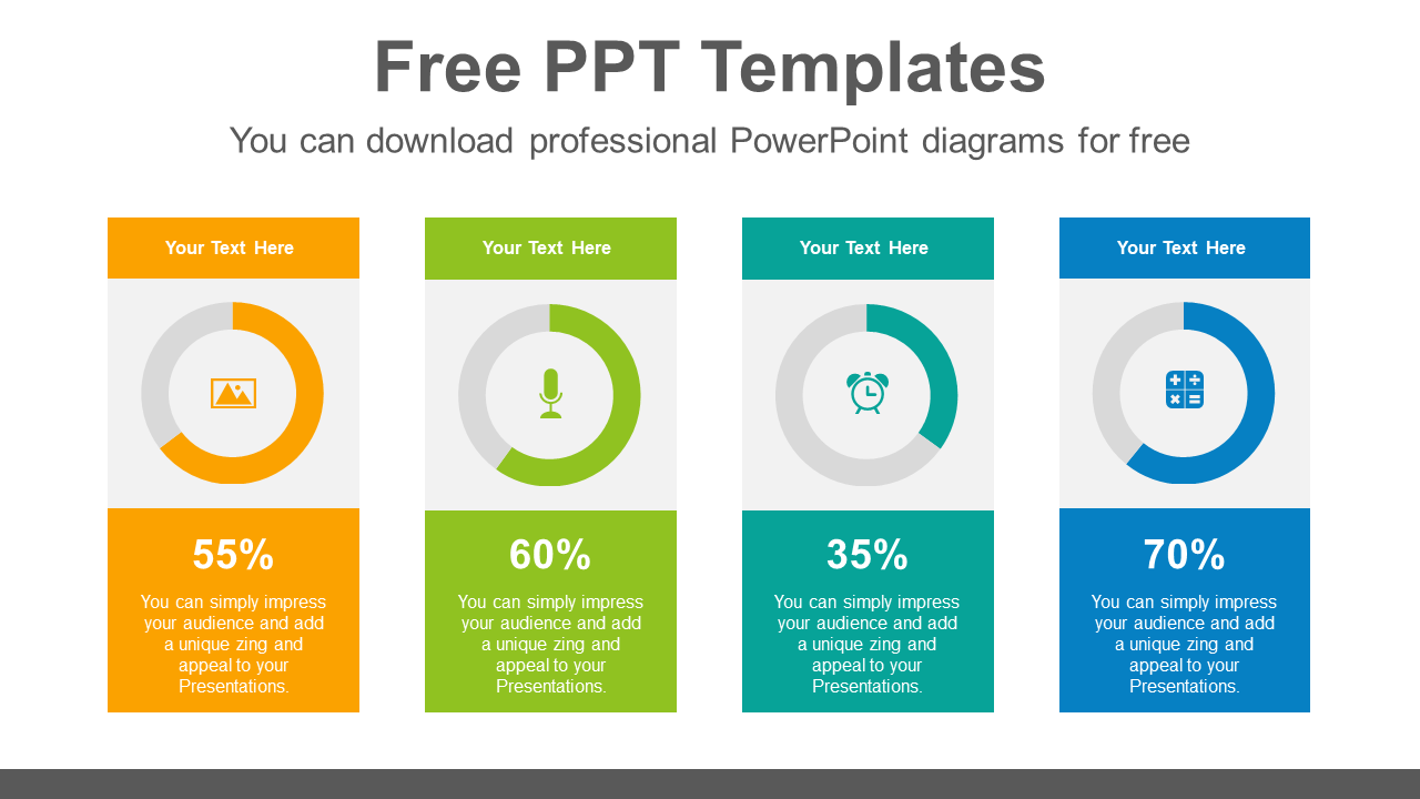 Colorful-donuts-charts-PowerPoint-Diagram-Template