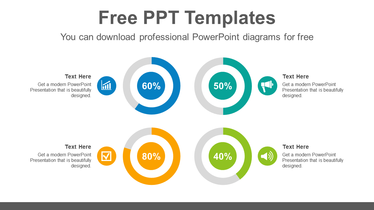 Colorful-doughnut-charts-PowerPoint-Diagram-Template