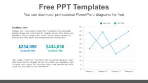 Comparative-Line-Chart-PPT-Diagram