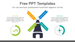 Comparative-doughnut-charts-PPT-Diagram