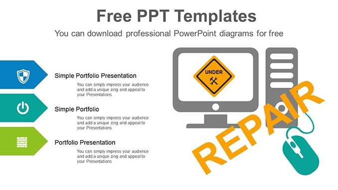 Information Technology PPT template