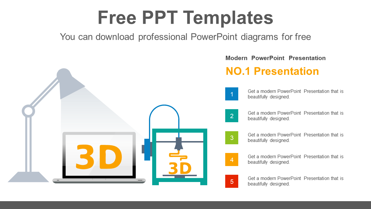 Free 3D Powerpoint Presentation Templates