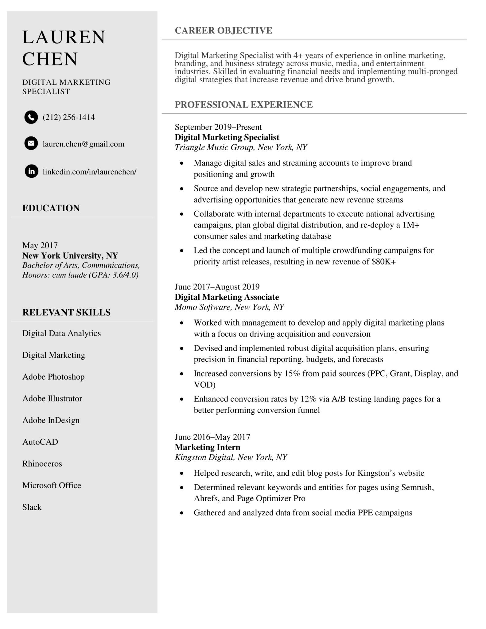 Clean Modern Resume Black Download Free Fresher Resume