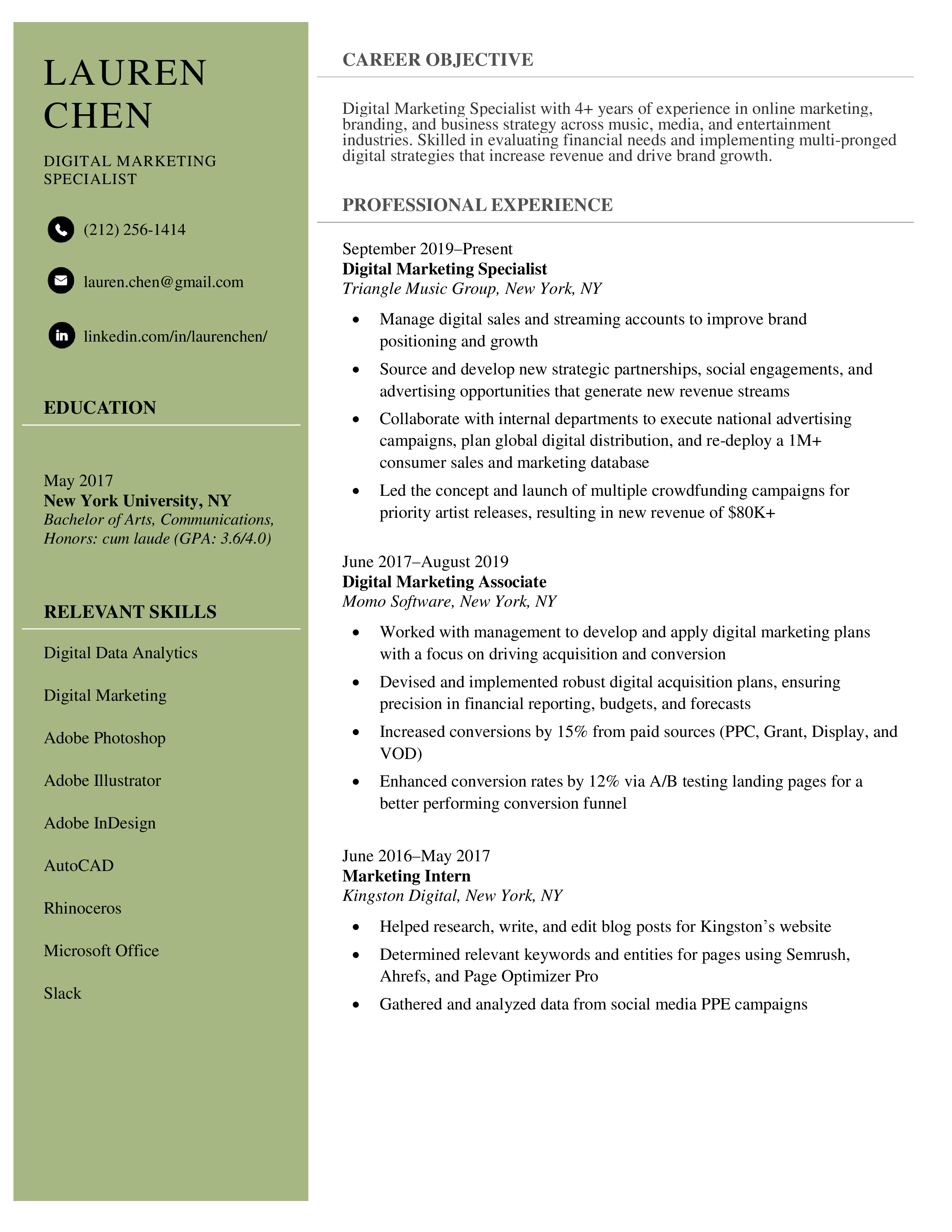 Clean-Modern-Resume-Template-Green