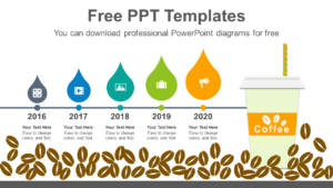 Coffee-Bean-drop-PowerPoint-Diagram