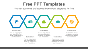 Connected-pentagram-PowerPoint-Diagram-Template