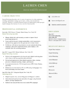Corporate-Modern-Resume-Template-Green