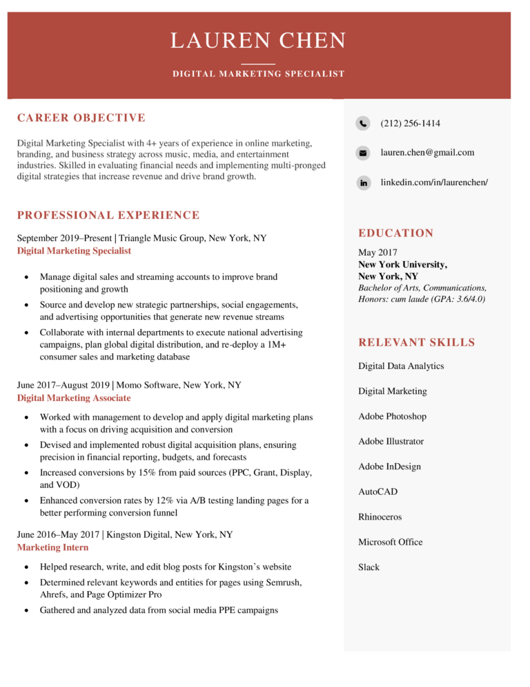 Corporate-Modern-Resume-Template-Red