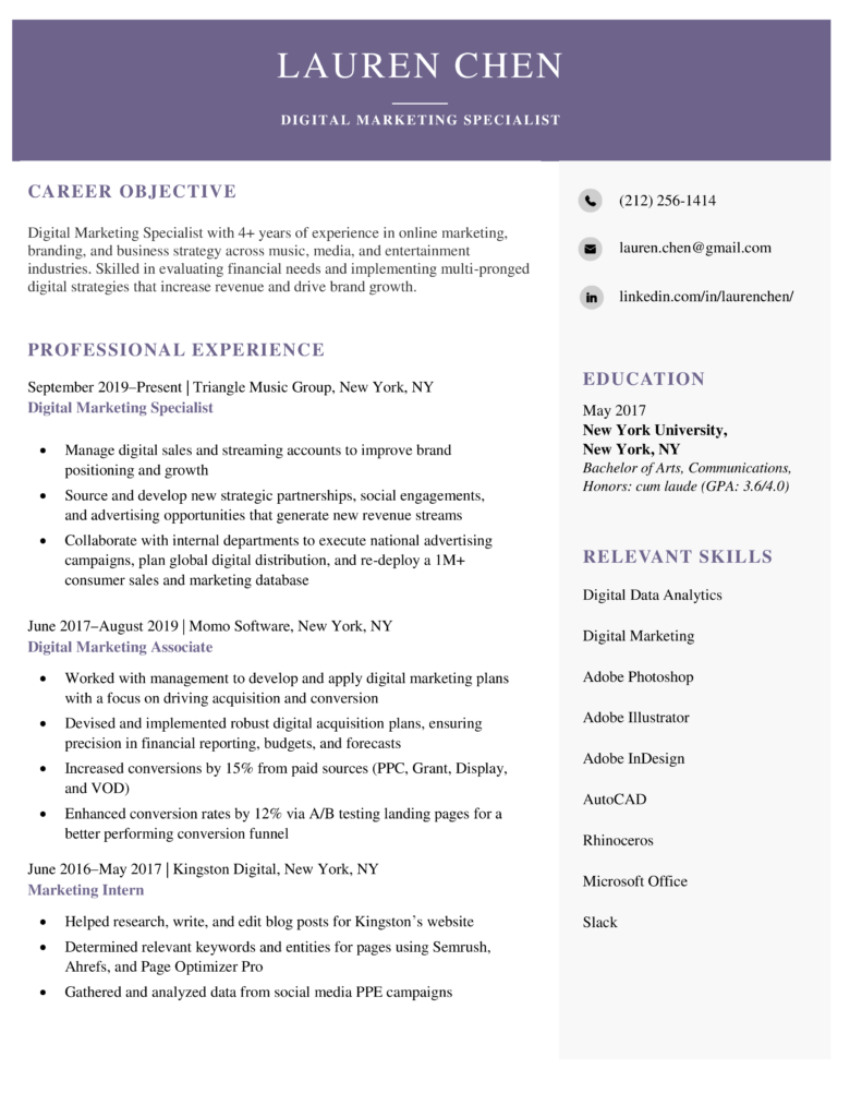 resume - Not For Everyone