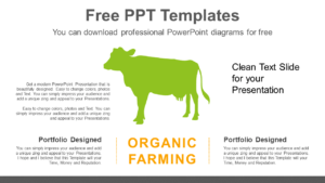 Cow-Silhouette-PowerPoint-Diagram