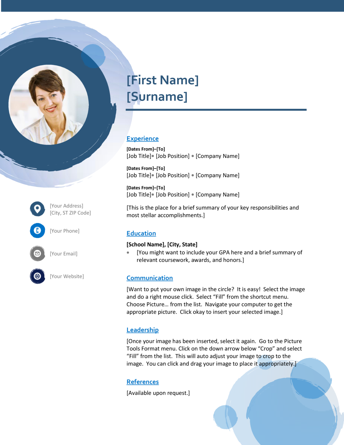 Creative UniqueDownload Free Creative Resume