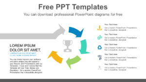 Curved-Arrow-Progress-PowerPoint-Diagram