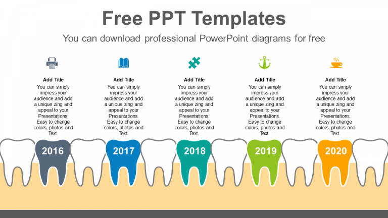 Dental related PowerPoint Diagram PPTX Templates