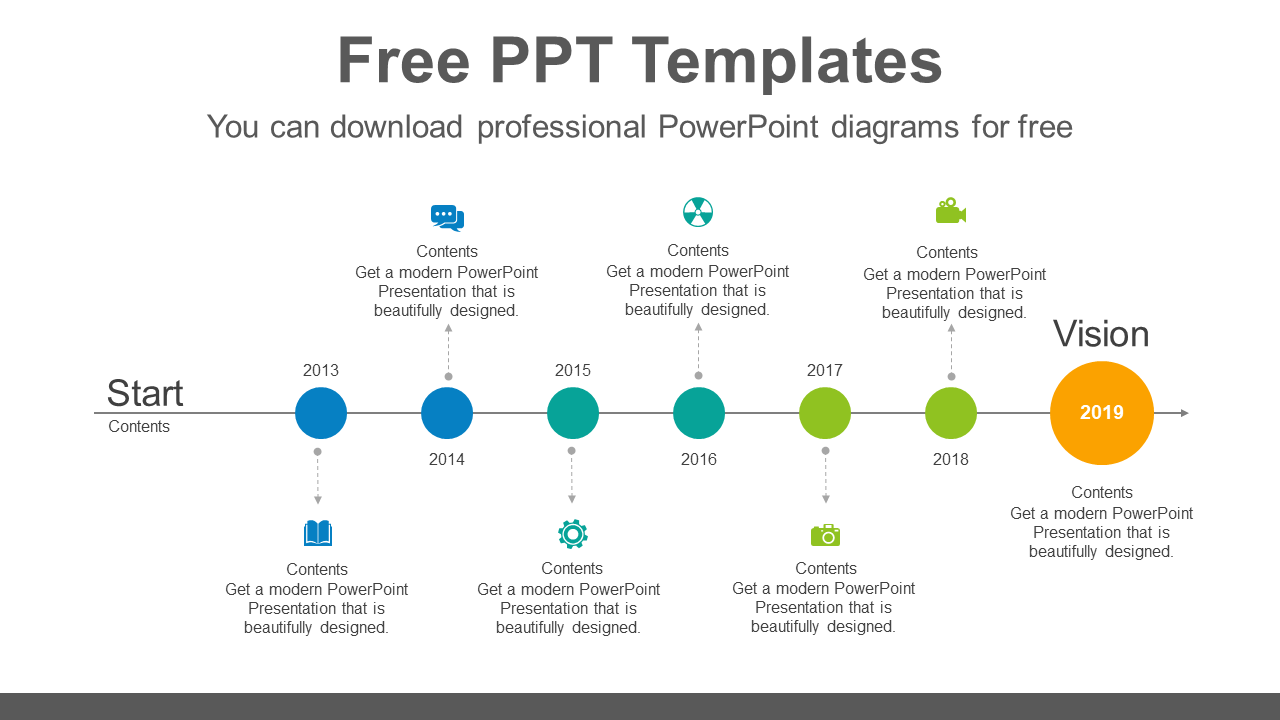 Dot-point-PowerPoint-Diagram-Template