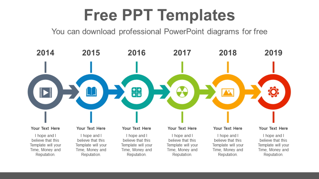 Download Doughnut arrows Brain Powerpoint Infographic Template