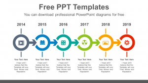 Doughnut-arrows-PowerPoint-Diagram-Template