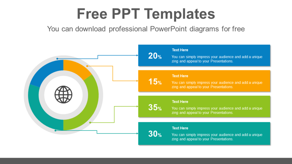 Download free doughnut pie chart template