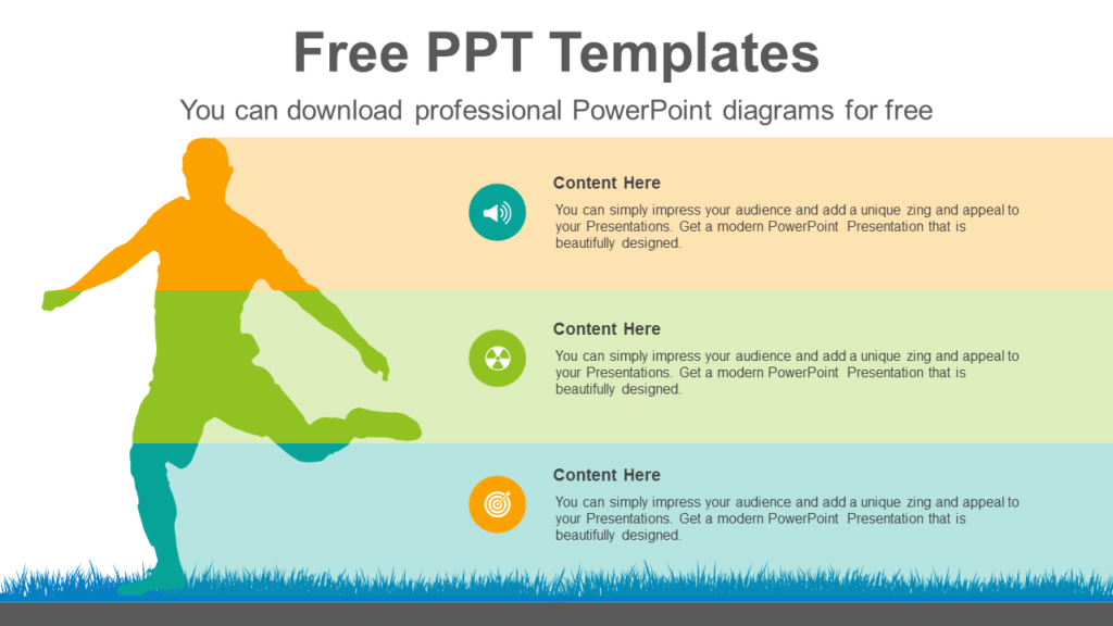 Dynamic Silhouette Banner PPT Diagram PPTX Templates
