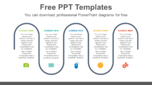 Five-Flow-Process-PowerPoint-Diagram-Template