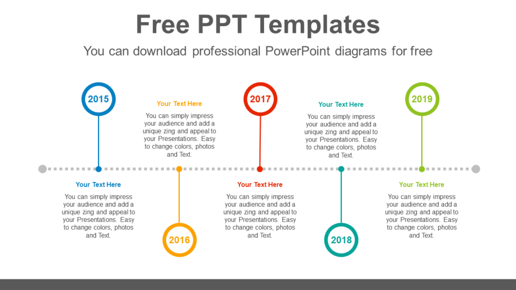 Download Five line circles Brain Powerpoint Infographic Template