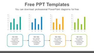 Four-Bar-Chart-PowerPoint-Diagram