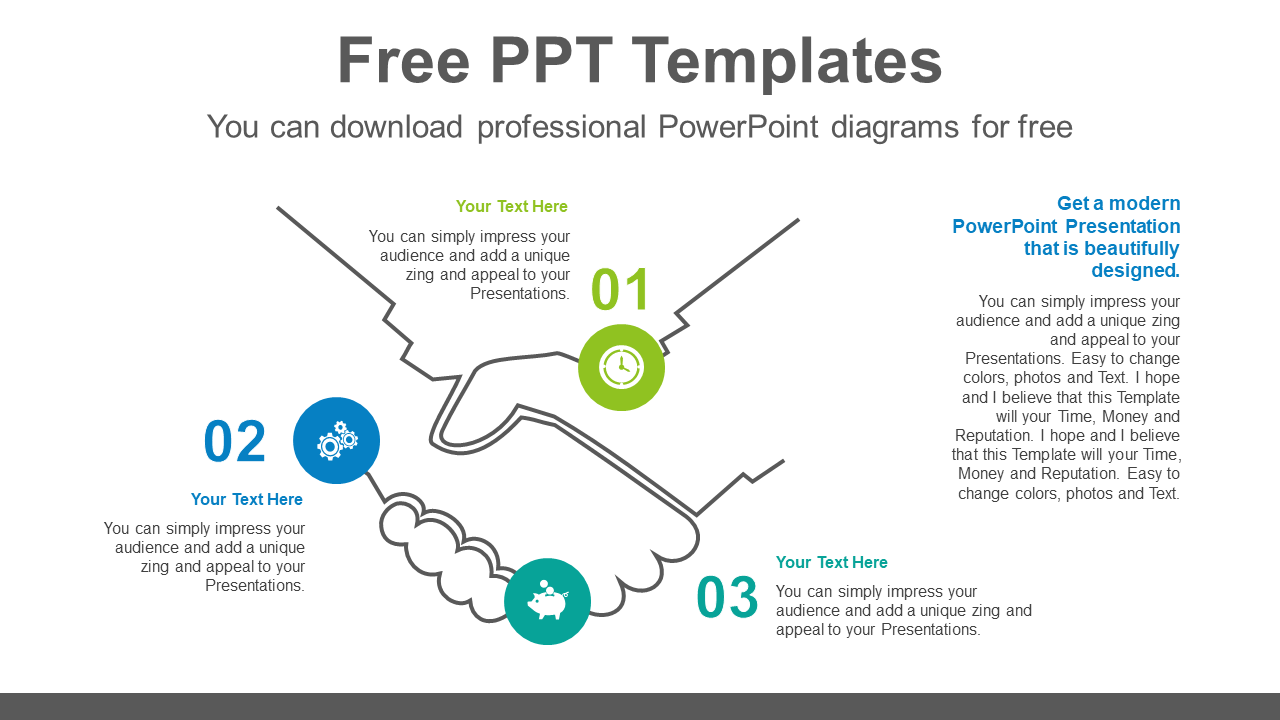 Handshake-line-PowerPoint-Diagram-Template