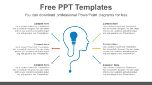 Head-bulb-PowerPoint-Diagram-Template