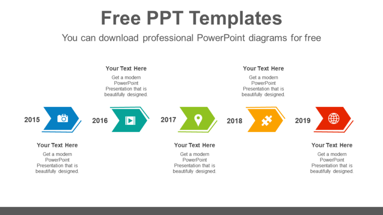 Download Horizontal Chevron Arrows Brain Powerpoint Infographic Template