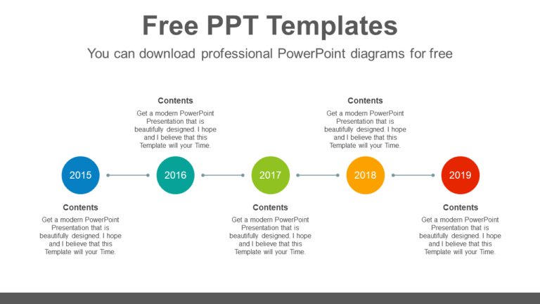 Download Horizontal circle Brain Powerpoint Infographic Template