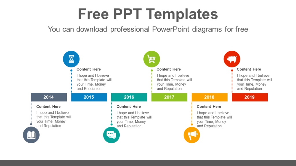 Download Horizontal sort rectangle Brain Powerpoint Infographic Template