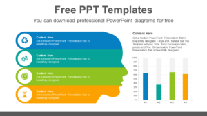 Human-head-banner-chart-PowerPoint-Diagram-Template
