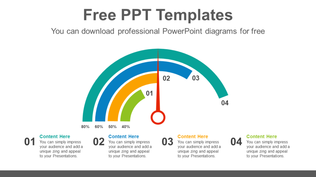 InstrumentpanelchartPowerPointDiagramTemplate PPTX Templates