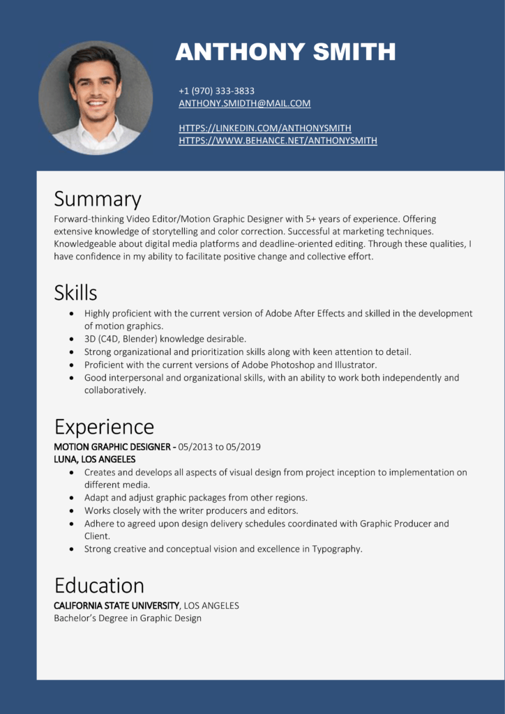 Job winingDownload Free Creative Resume