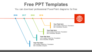 Layered-bent-line-PowerPoint-Diagram-Template