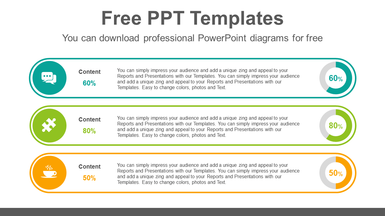 List-form-doughnut-charts-PowerPoint-Diagram-Template