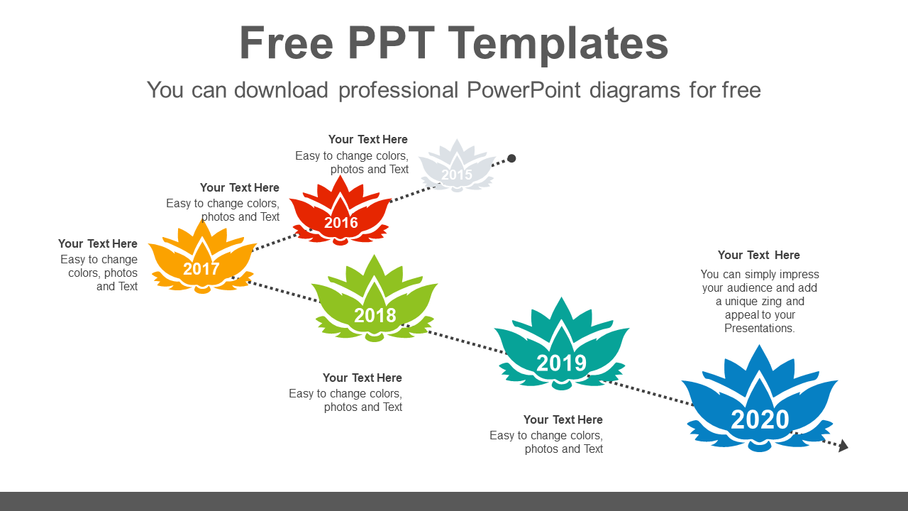 Lotus-Above-Dotted-Line-PowerPoint-Diagram