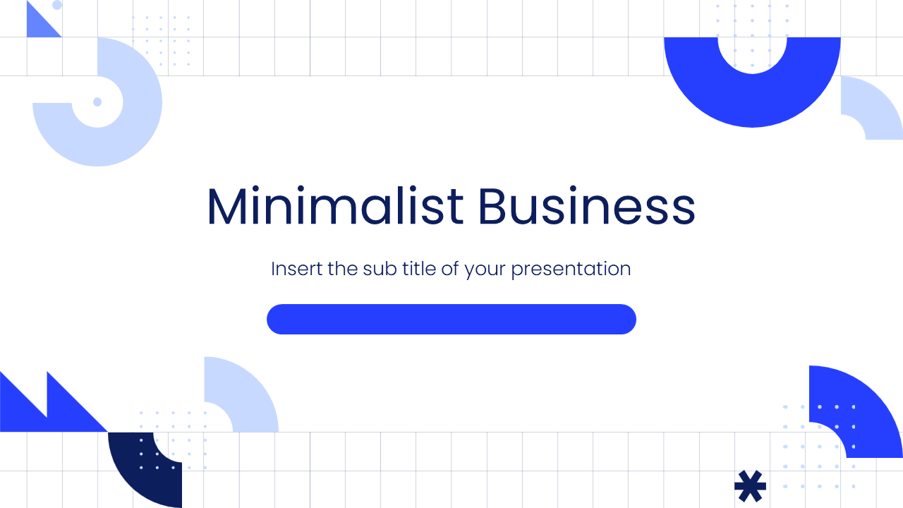 minimalist powerpoint template